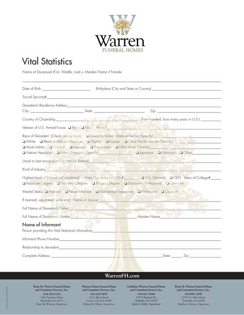 Vital Statistics